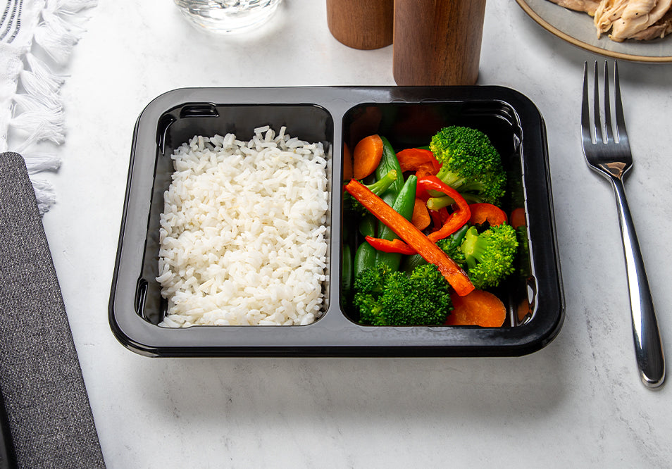 Organic Jasmine Rice and Asian Stir Fry Vegetables