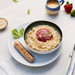 AB and J Oatmeal with Breakfast Sausage