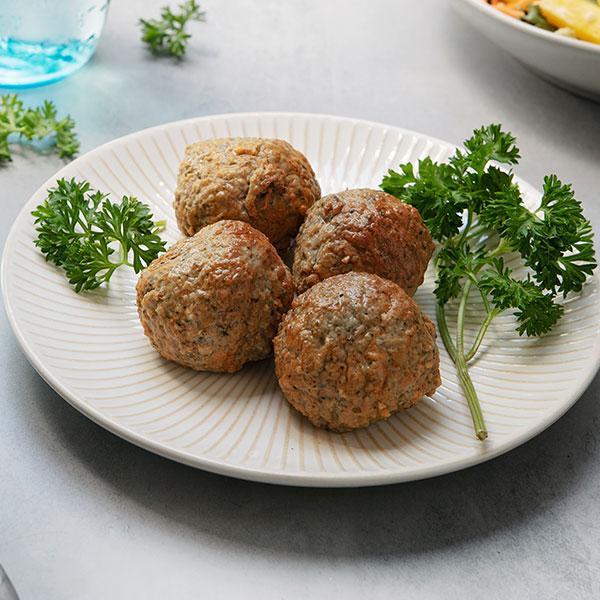 2 Servings Baked Grass-Fed Beef Meatballs