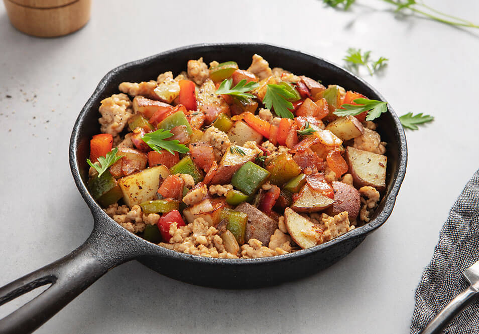 Breakfast Chicken Sausage Hash