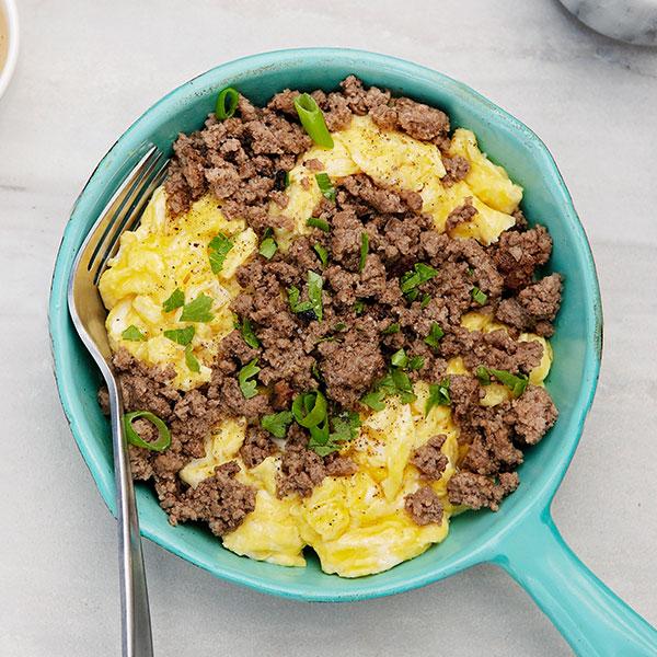 Denver Free-Range Scrambler with Grass-Fed Bison Sausage