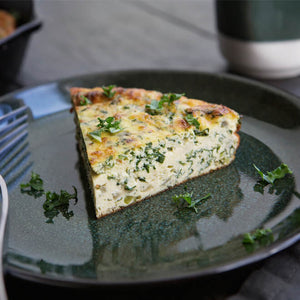 Frittata with Ricotta and Mixed Greens