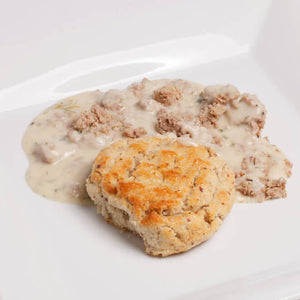 Homestyle Biscuit and Organic Turkey Sausage Gravy