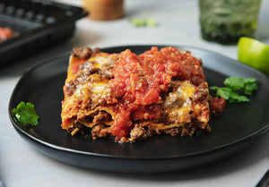 Grass-Fed Beef Enchilada Casserole