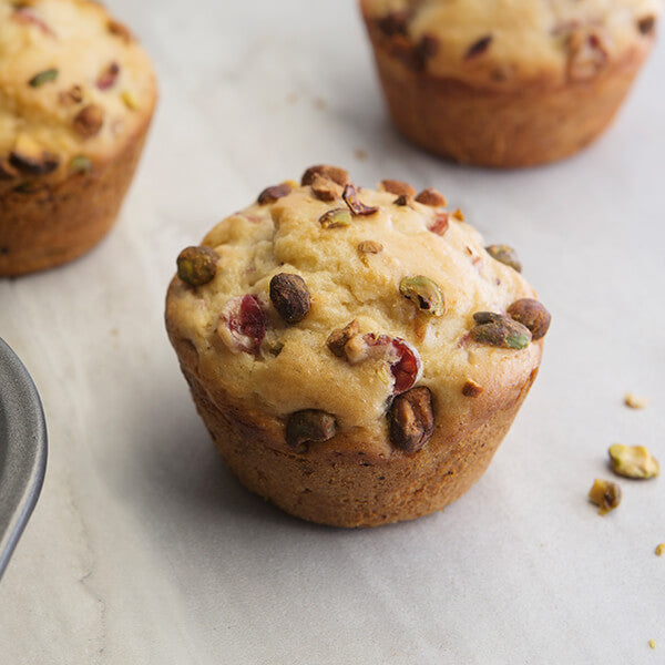 Cranberry Orange Pistachio Muffin