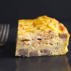 Sausage and Sweet Potato Egg Casserole
