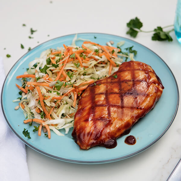 Smoky Mesquite BBQ Chicken and Spring Dill Slaw