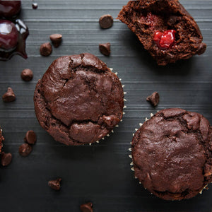 Paleo Chocolate Cherry Bomb Muffin