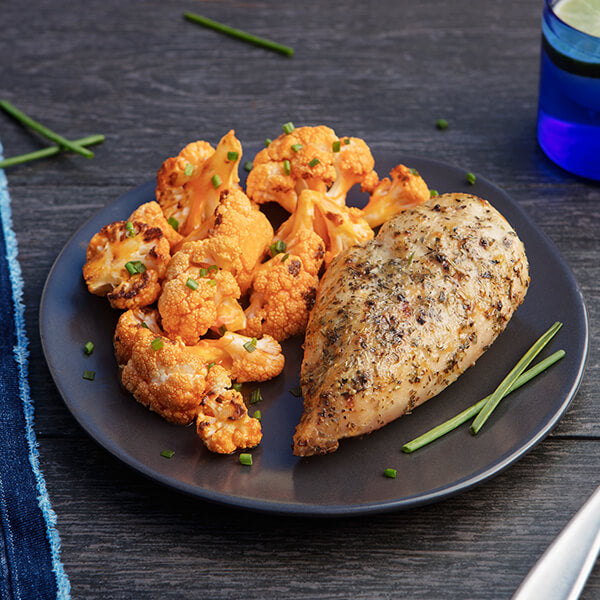 King Ranch Chicken and Buffalo Cauliflower