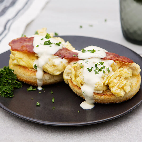 Scrambled Eggs Benedict