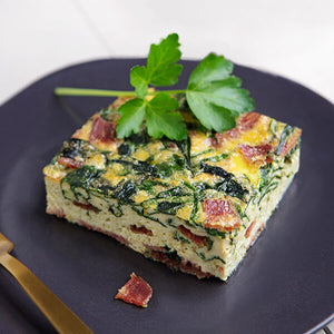 Turkey Bacon and Spinach Casserole